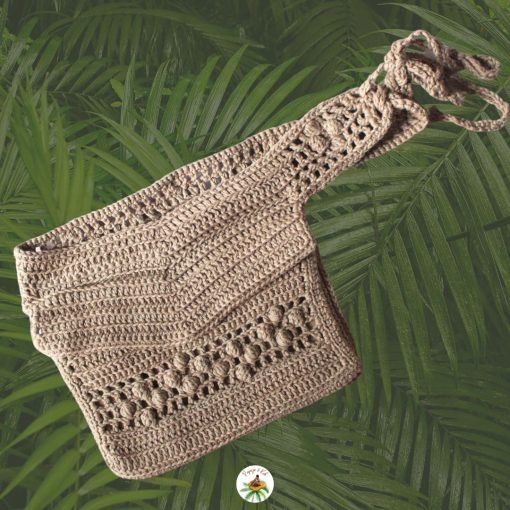 Handcrafted crochet belt bag